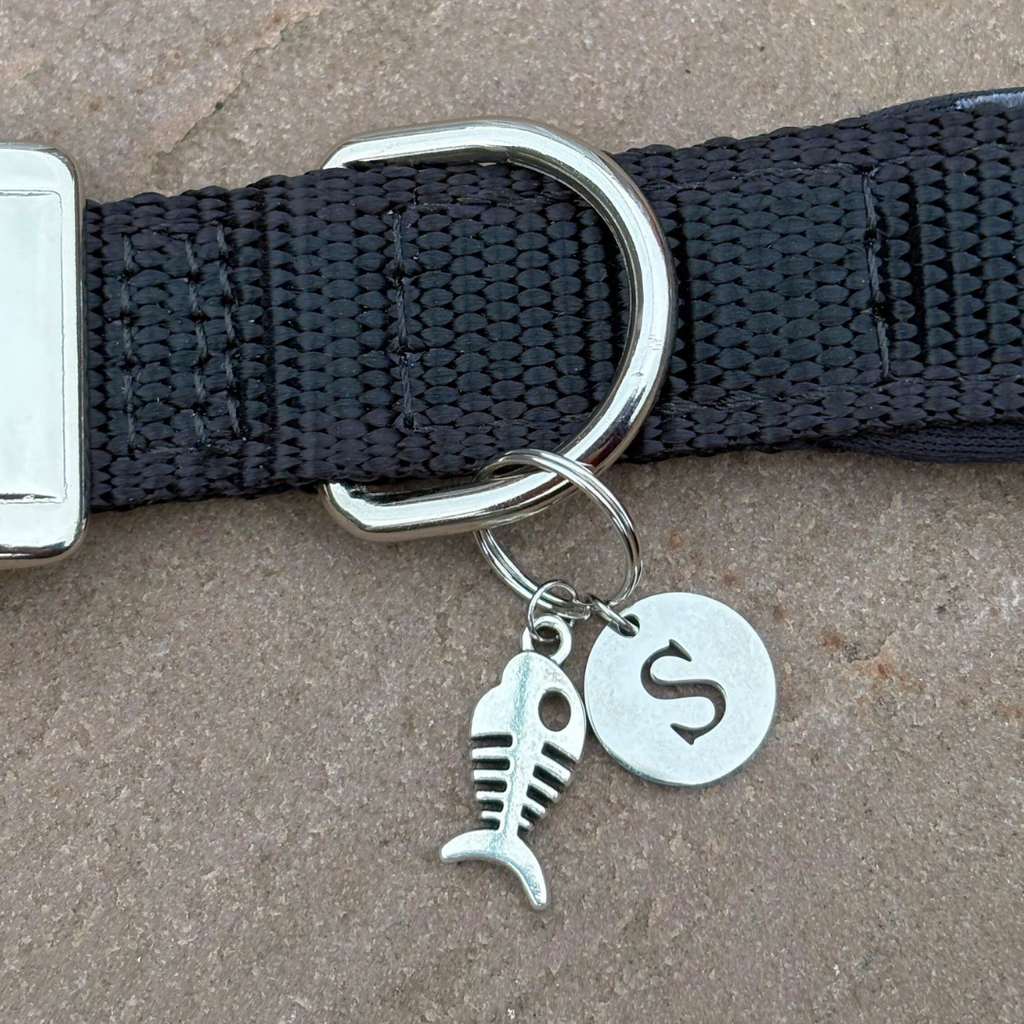 Round Initial (A-Z) Charm