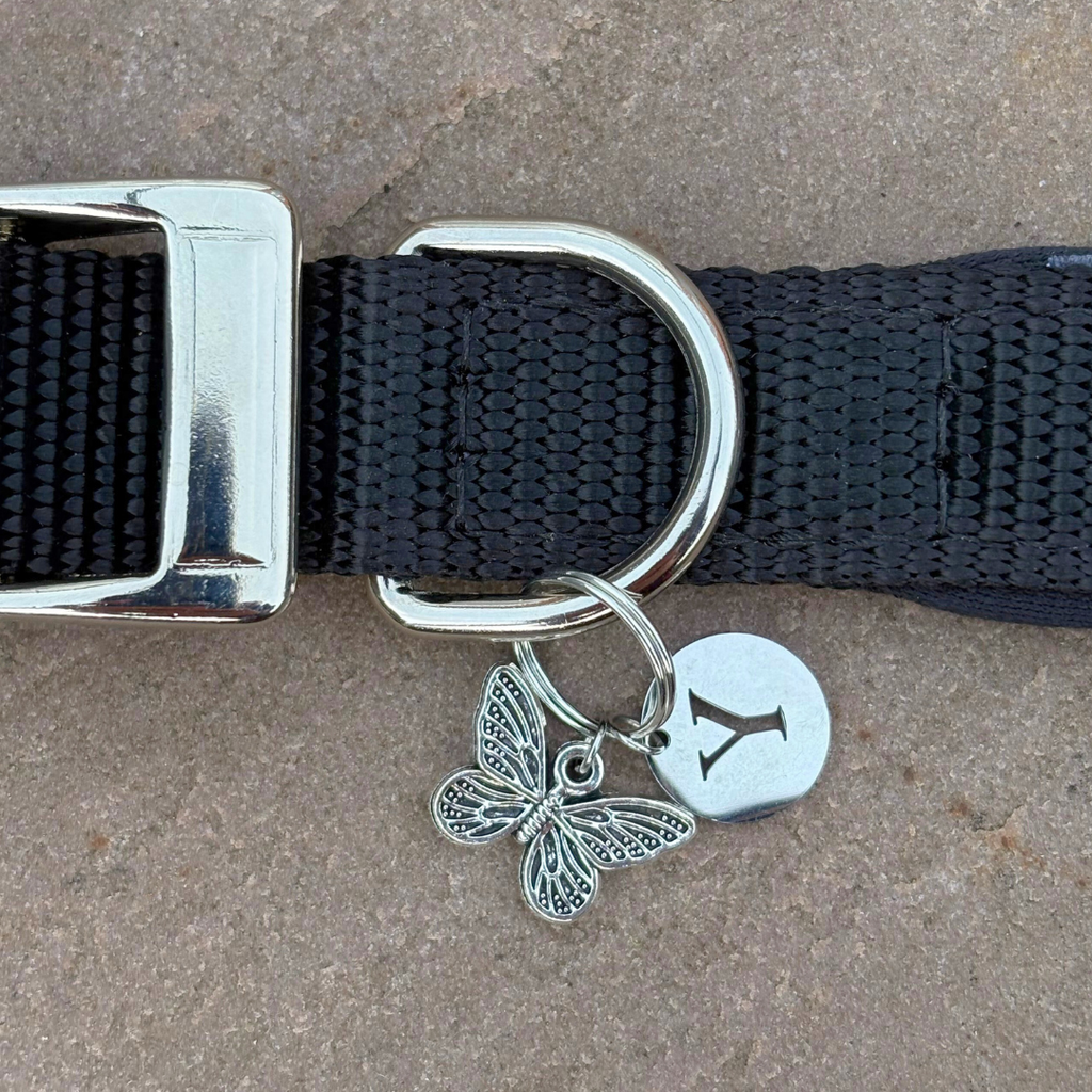 Round Initial (A-Z) Charm