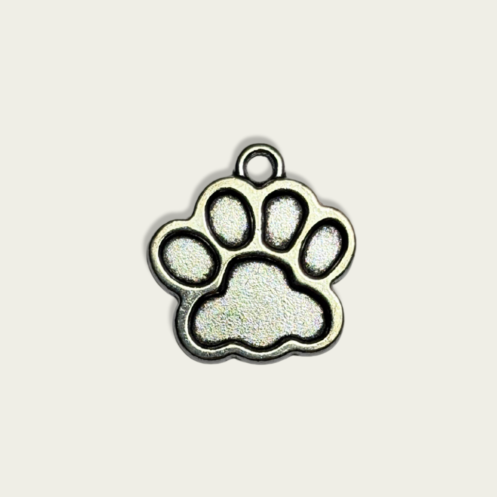 Paw Silver Charm